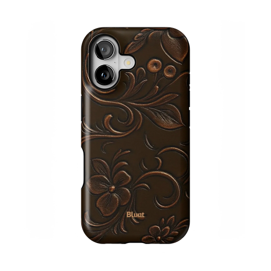 Tooled Leather iPhone Case