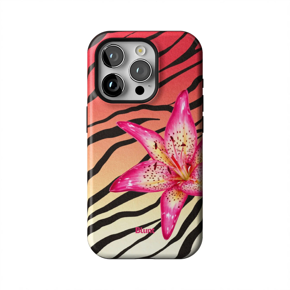 Striped Lilly iPhone Case