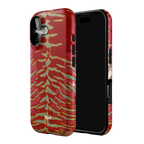 Crimson Veins iPhone Case