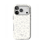 White Leopard iPhone Case