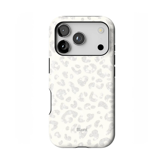 White Leopard iPhone Case