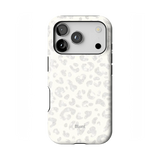 White Leopard iPhone Case