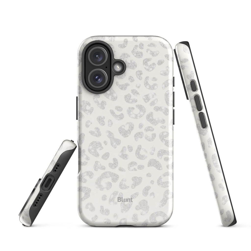 White Leopard iPhone Case