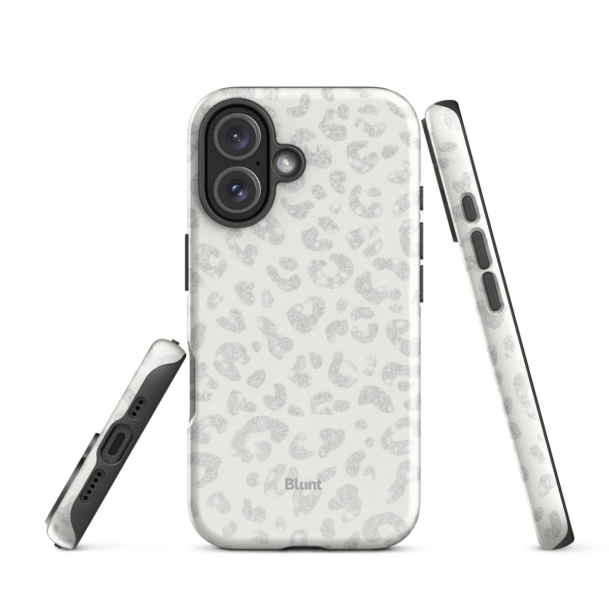White Leopard iPhone Case