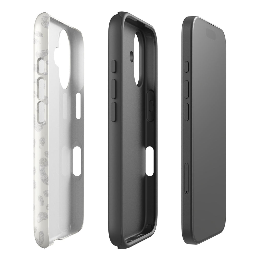 White Leopard iPhone Case