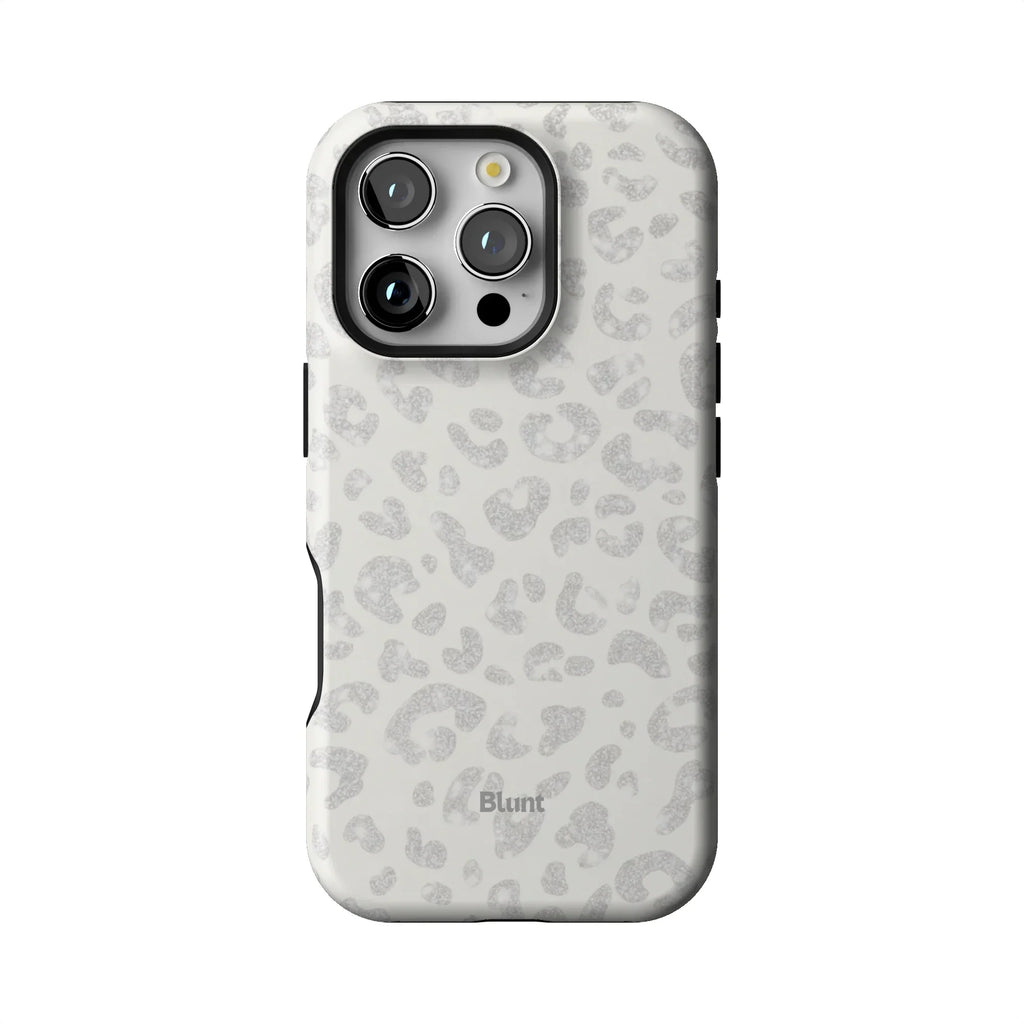 White Leopard iPhone Case