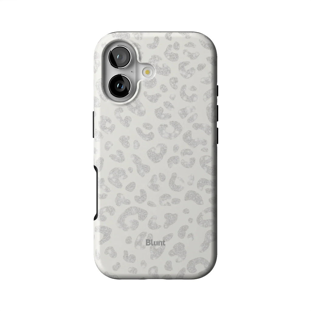 White Leopard iPhone Case