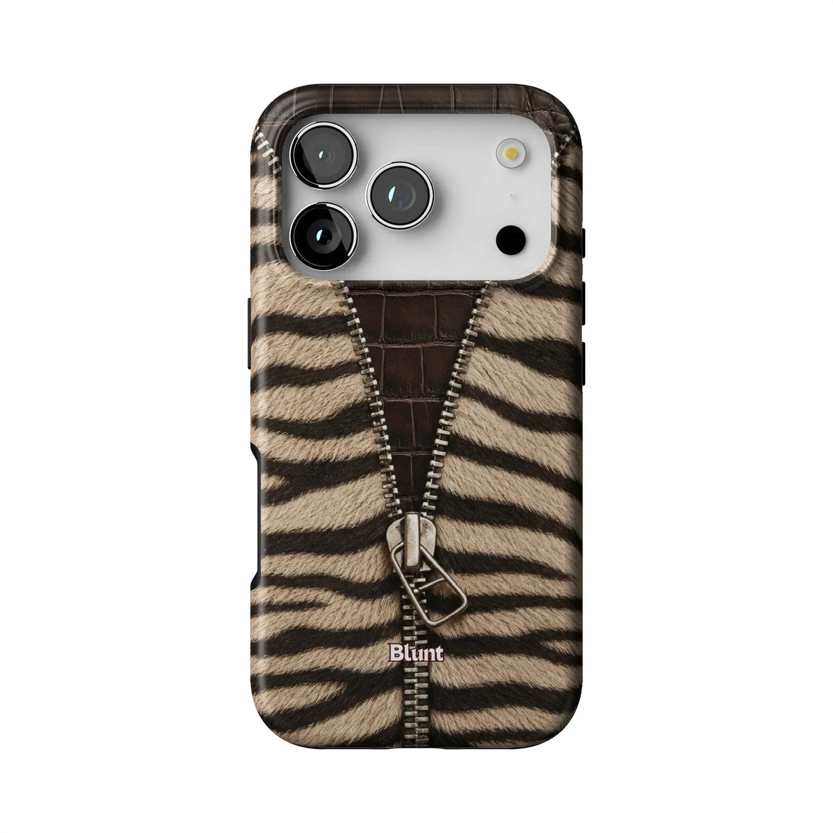 Zebra Zip iPhone Case