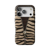 Zebra Zip iPhone Case