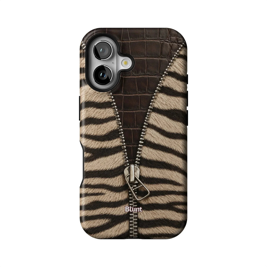 Zebra Zip iPhone Case