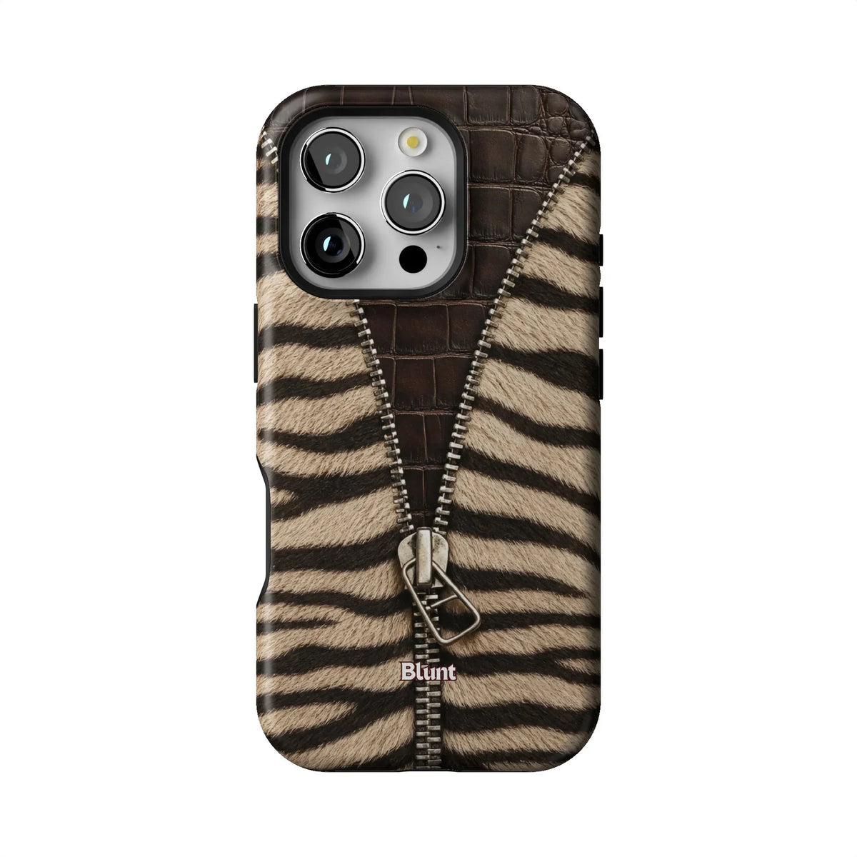 Zebra Zip iPhone Case